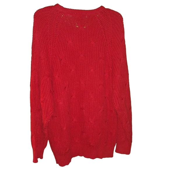 Saddlebred Cable Knit Sweater Size XL EUC - Picture 2 of 3